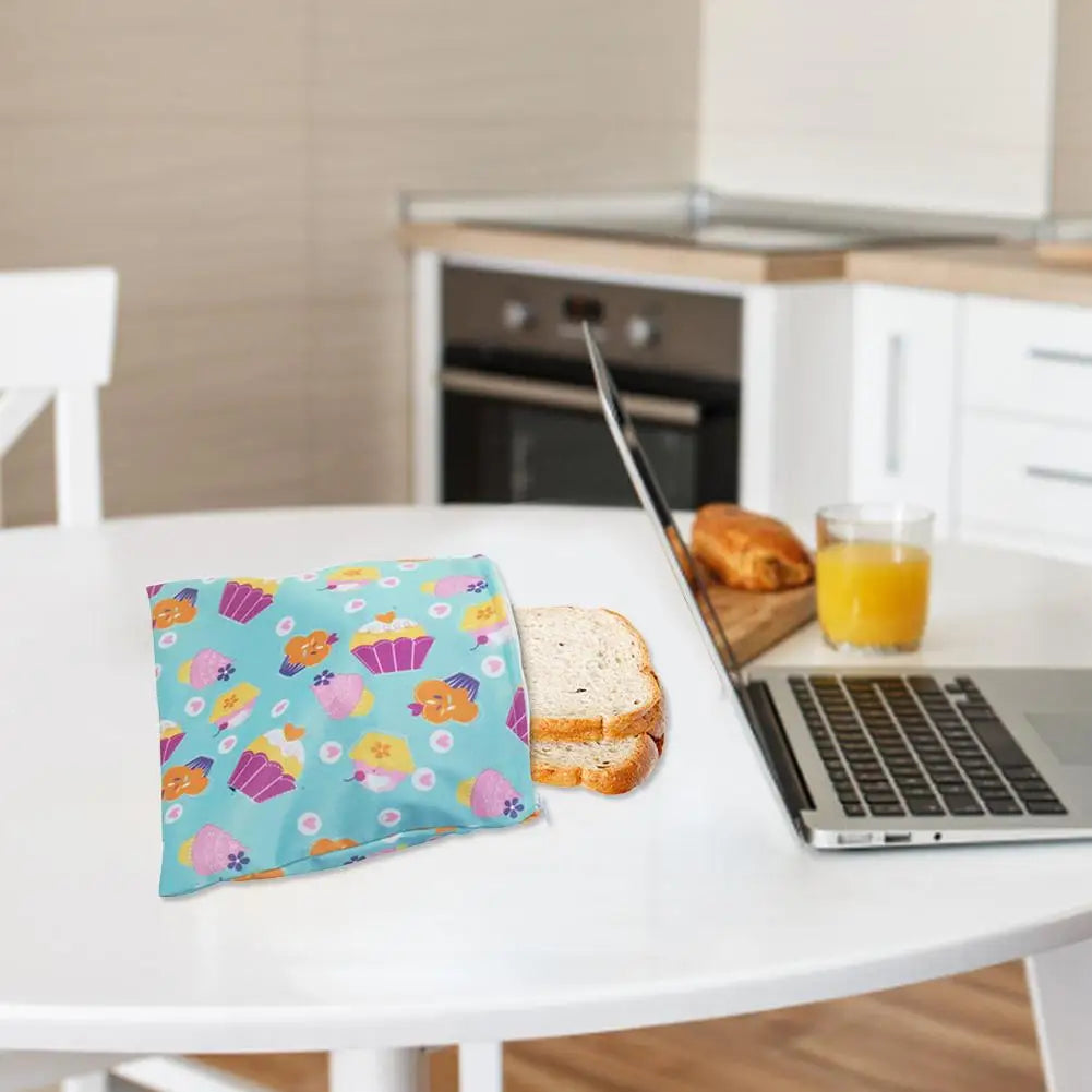 3pcs/Set Reusable Food Storage Bags Leakproof Freezer Bag