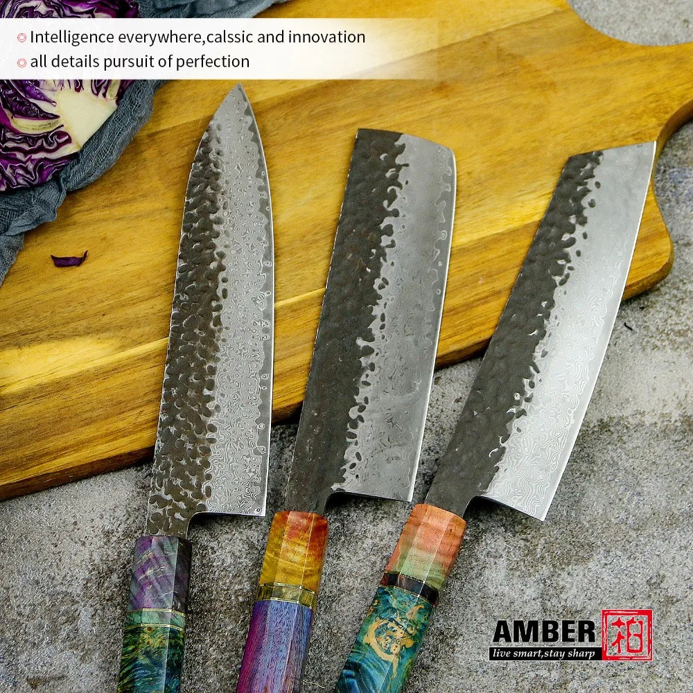 Knives Hand Forged 67 Layers Damascus Steel Japanese