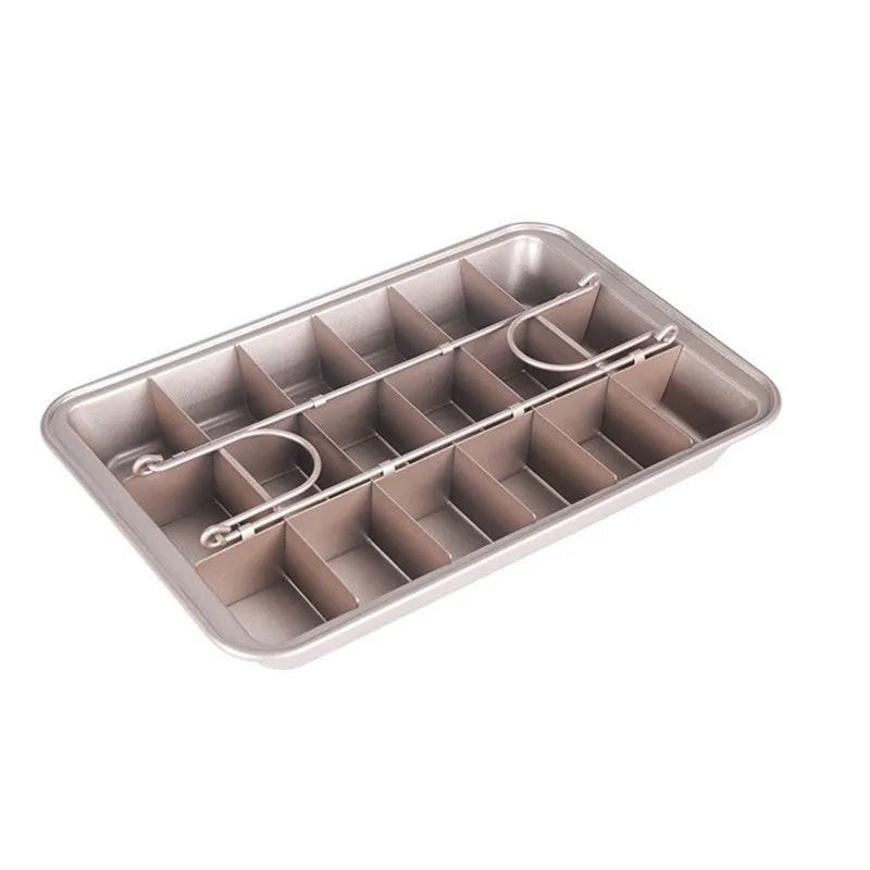 1pc Brownie Cake Pan Dividers Stainless Steel Loaf
