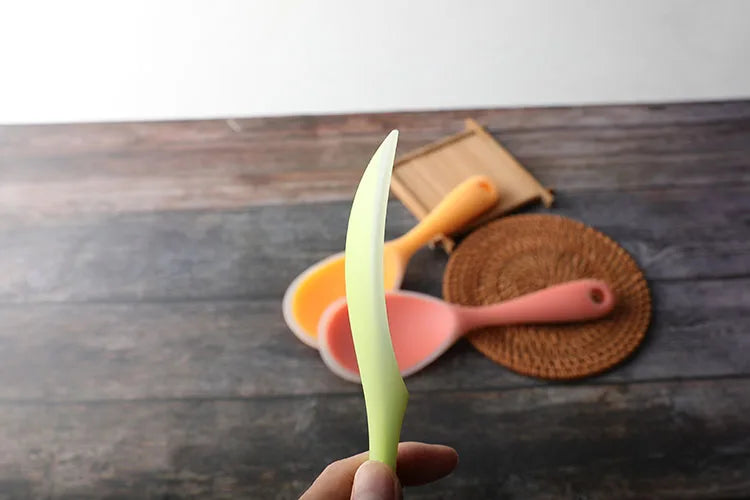 Colorful Silicone Rice Spoon Non-Stick Cooking Spoons Sushi