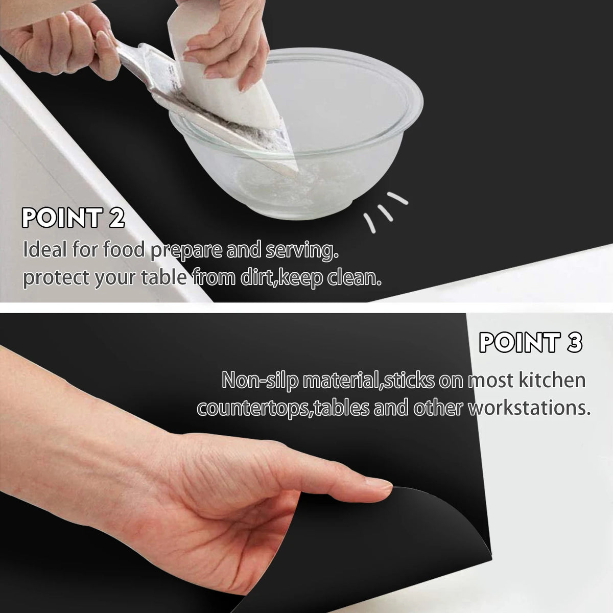 Silicone Mat Countertop Protector Mega Size Multipurpose Non-Skid
