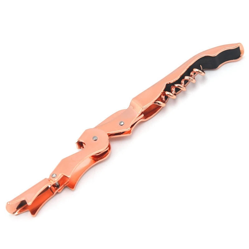 Rose Gold Corkscrew Wine Beer Bottle Opener Utensils