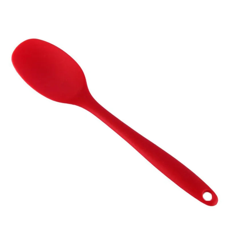 Cake Butter Spatula Silicone Spoon Mixing Spoon Long-Handled