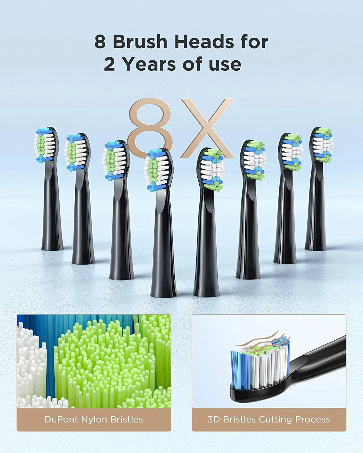 Fairywill Sonic Electric Toothbrush E11 Waterproof Usb Charge