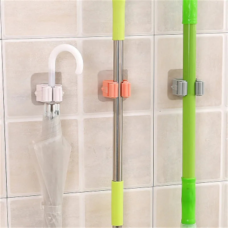 Mop Rack Wall Mounted Mop Holder Broom Holder