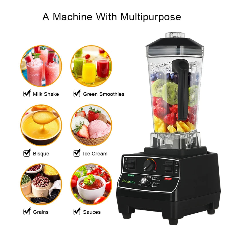Biolomix Bpa 2l Jar 2200w Professional Smart Timer