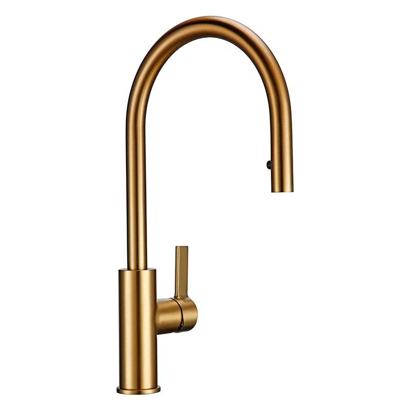 Bagnolux Luxury Matt Old Brushed Golden Brass Faucet