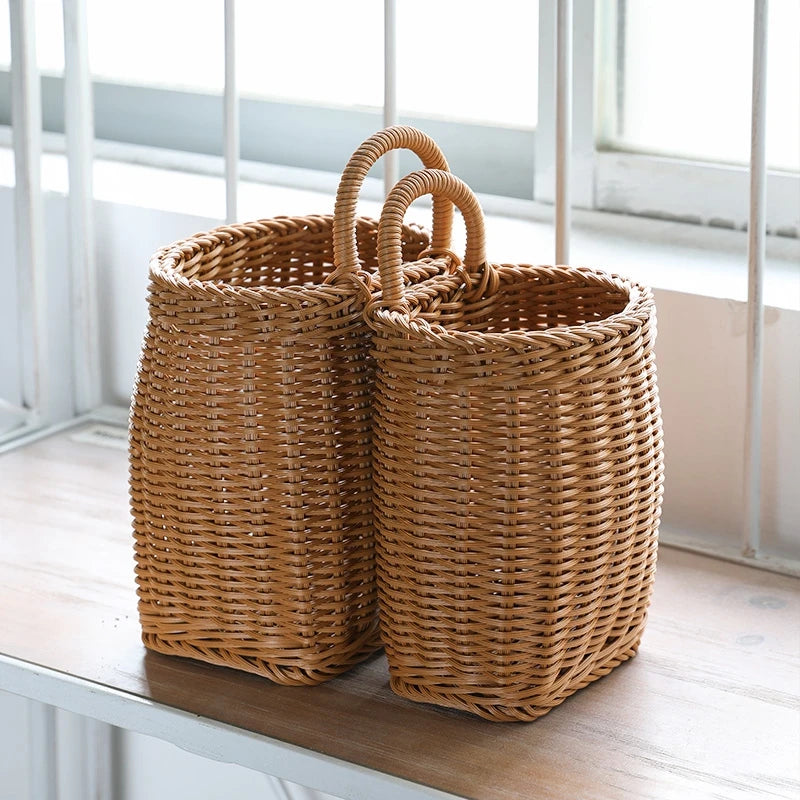 Organizer Wall Hanging Storage Basket Woven Basket Decorative