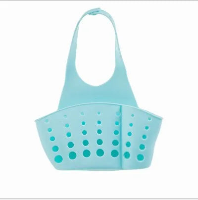 Sink Holder Hanging Drain Basket Adjustable Soap Sponge