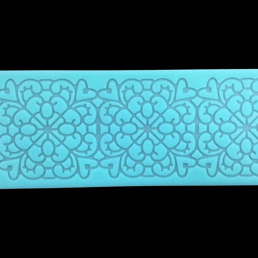 Silicone Lace Fondant Cake Decorating Baking Mat Embossing