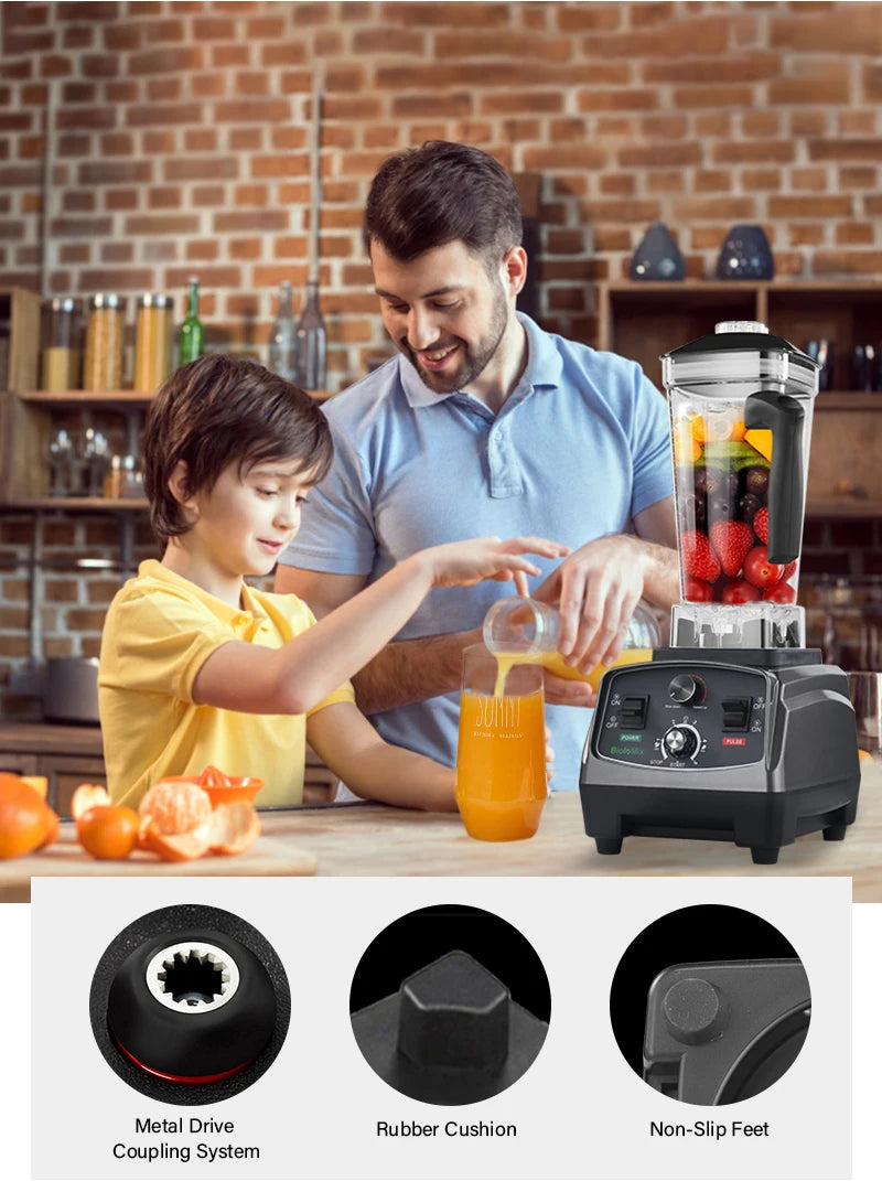 Biolomix Bpa 2200w Commercial Grade Timer Blender Mixer