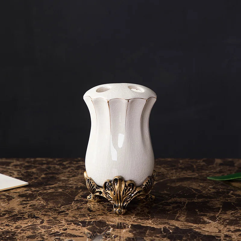 Retro Ceramic Bathroom Toiletries Bathroom Lotion Bottle