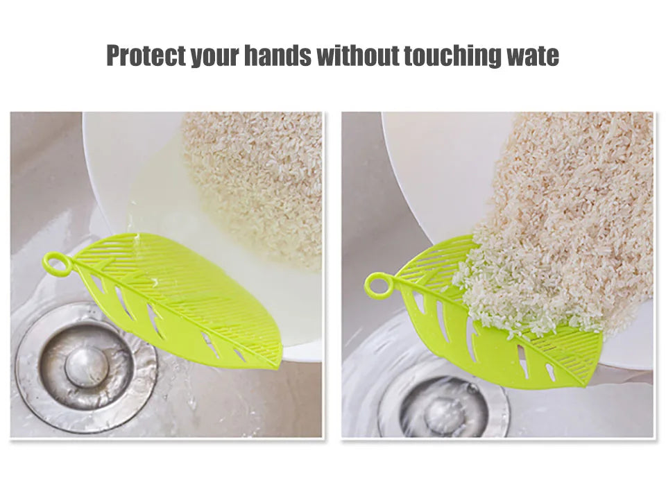 Multi-Use Pot Funnel Strainer Baffle Sieve Drainer Beans