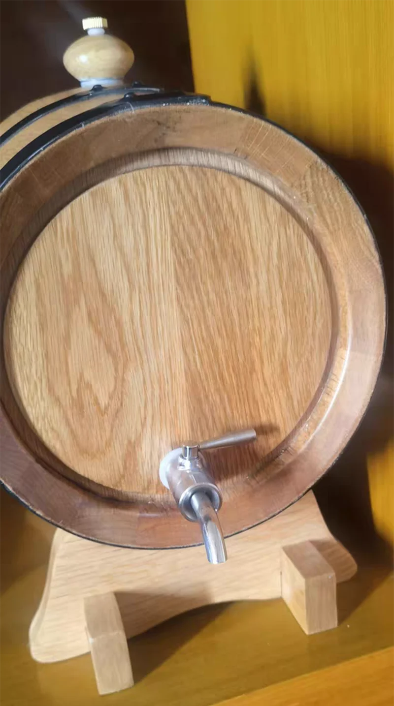 Solid Wood Oak Barrels Wooden Carbonized Barrel Self