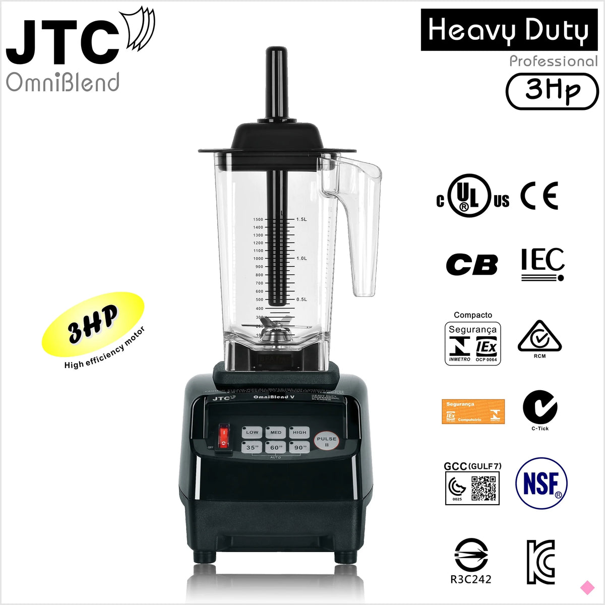 2238w Commercial Blender Jtc Omniblend Professional Mixer Juicer