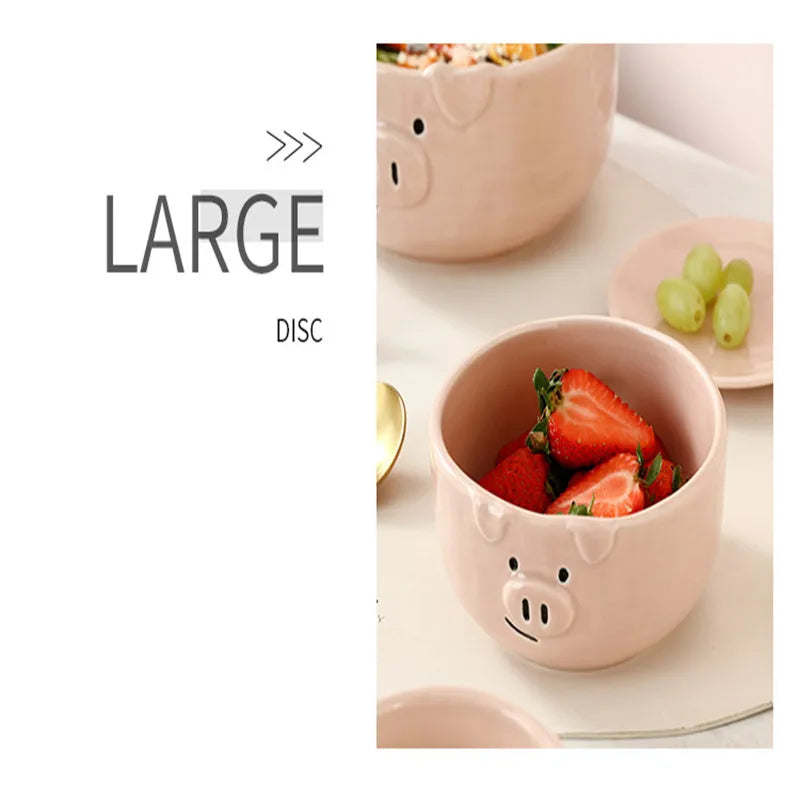 Cute Dish Ceramic Japanese Cartoon Tableware Creative Personality
