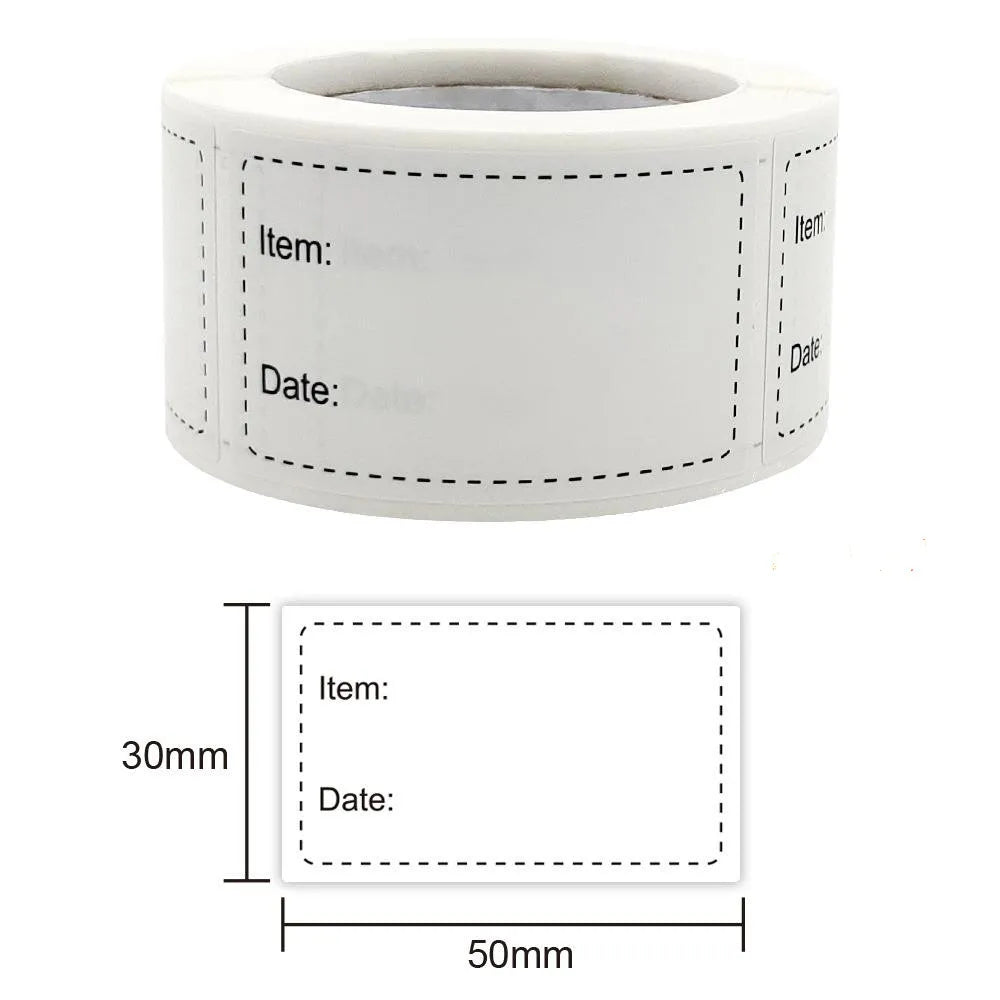 Roll Self-Adhesive Removable Freezer Refrigerator Food Storage