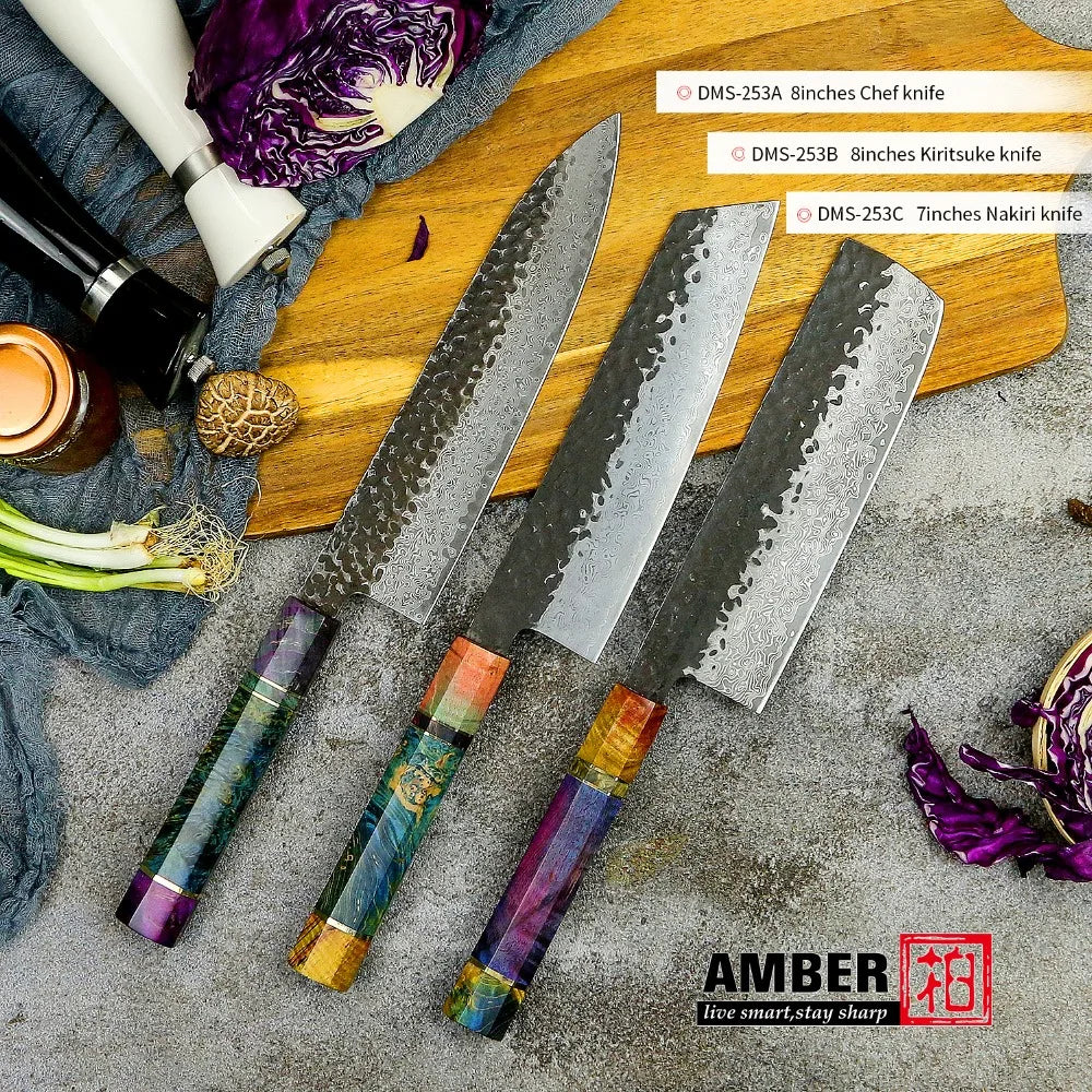 Knives Hand Forged 67 Layers Damascus Steel Japanese