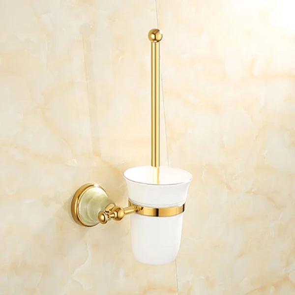 Tuqiu Bathroom Gold Bathroom Shelf Towel Rack Towel