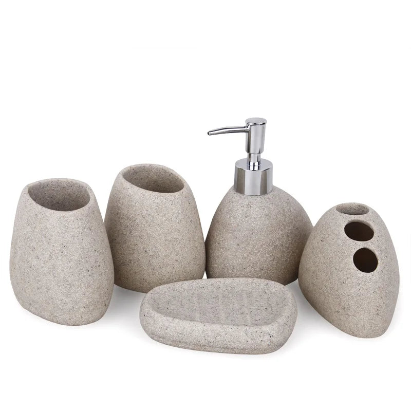 Resin Bathroom Emulsion Bottle High-Grade Wash Gargle Cup