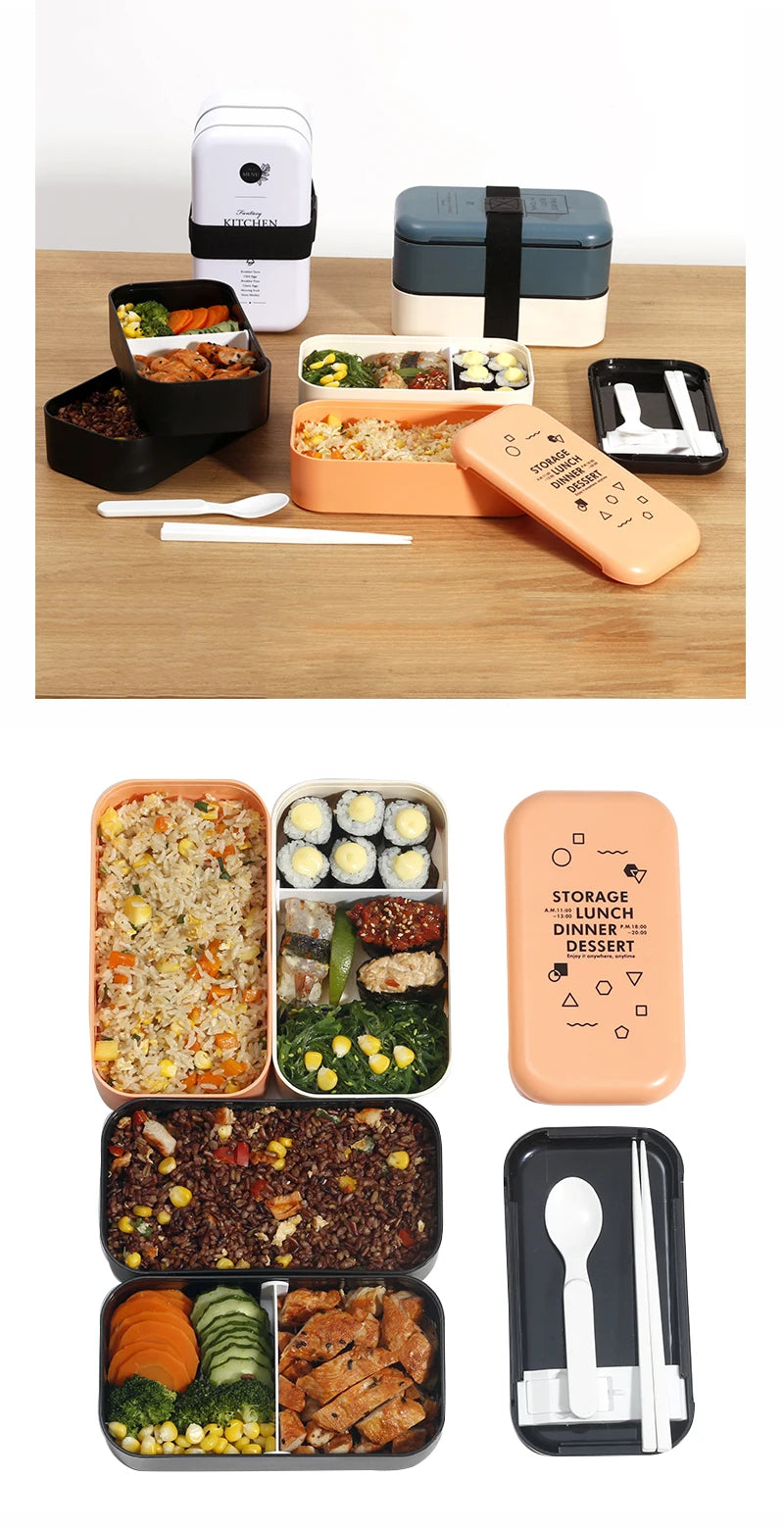 Lunch Box Eco Friendly Food Container Bento Microwave