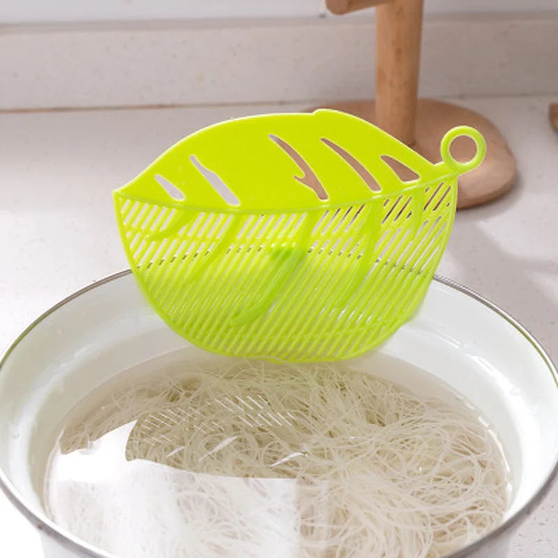 Multi-Use Pot Funnel Strainer Baffle Sieve Drainer Beans