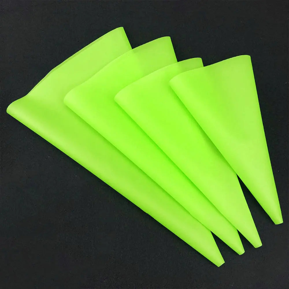Silicone World 4pcs Cream Pastry Bag Diy Cake