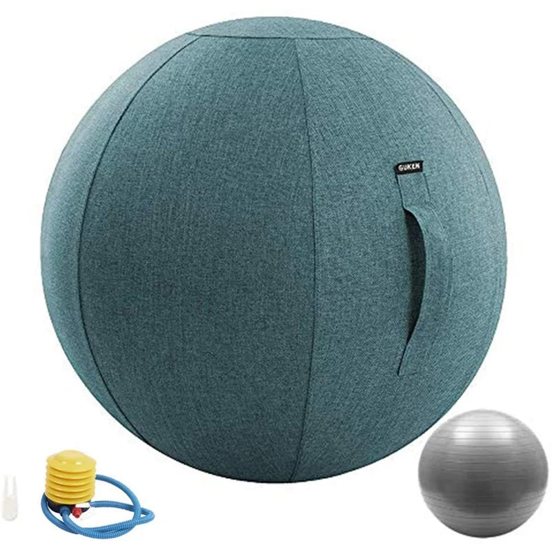 Sports Yoga Balls Handle & Cover & Pump
