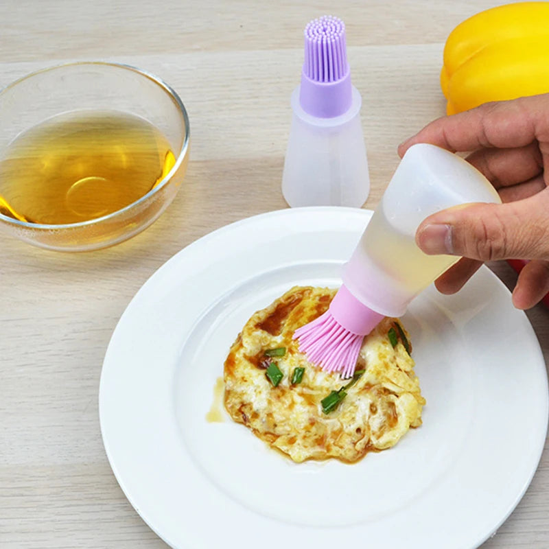 High Temperature Resistant Silicone Bottle Brush Bbq Brush
