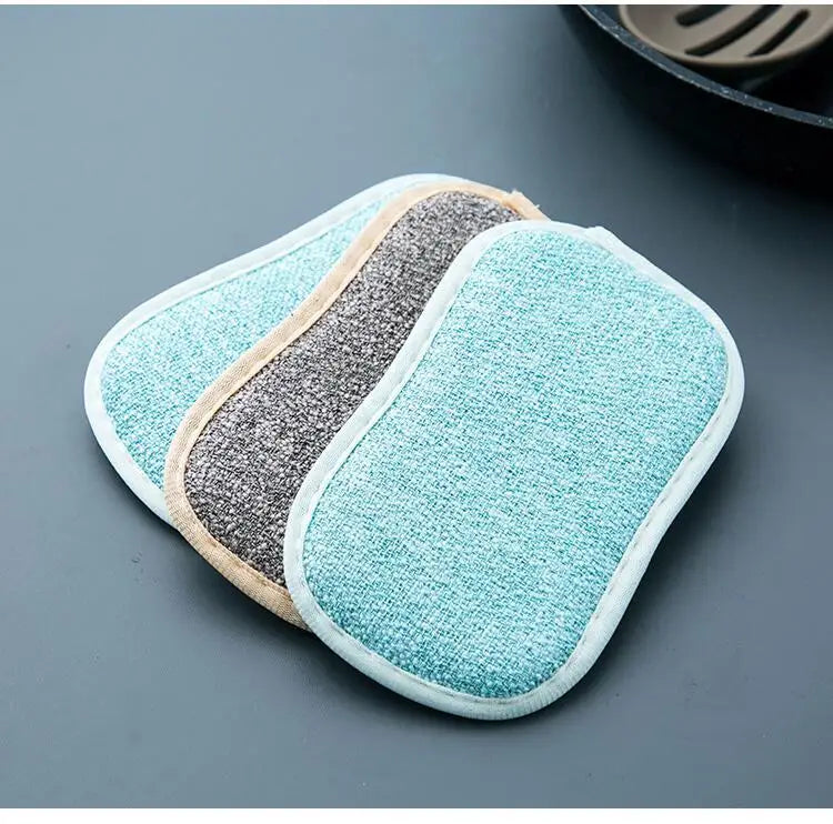 Sponge Rag Cleaning Cloth Washing Dishs Supplies Double