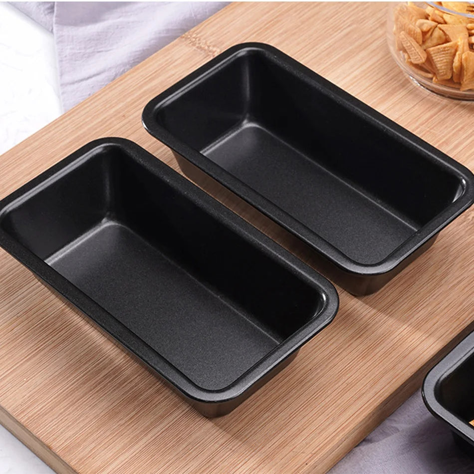 4/6pcs Mini Bread Mold Carbon Steel Nonstick Cake