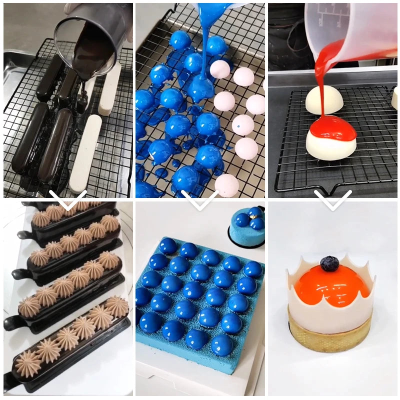 Faisdu 1pcs Layer Stainless Steel Bbq Bread Cake