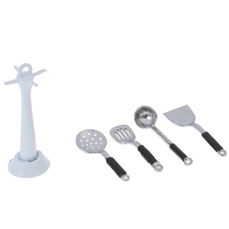 12 Doll House Miniature Dollhouse Spoon Shovel Cookware
