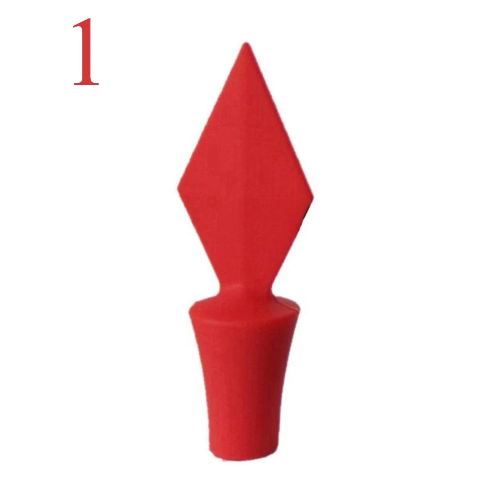 Poker Shape Silicone Wine Stopper Red Wine Bottle