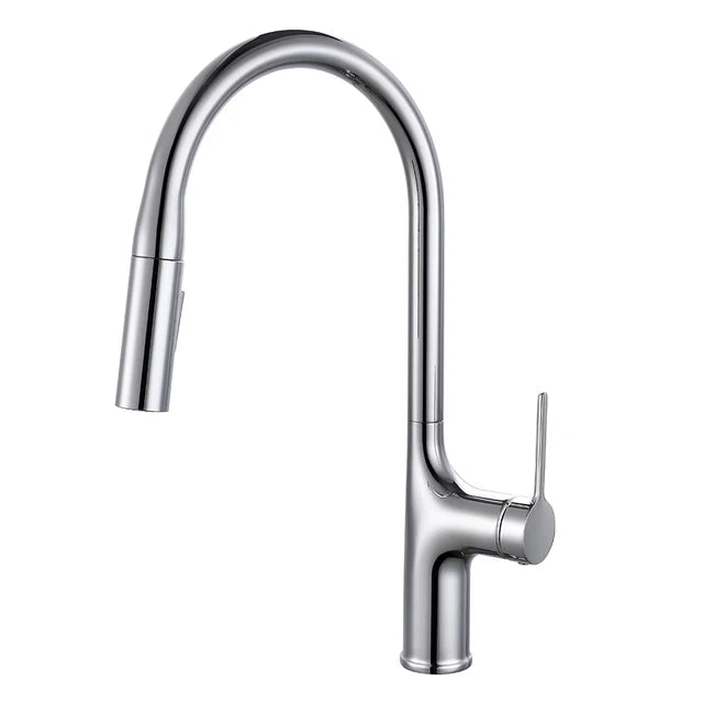 Deck Mounted Faucet Pull Out Mixer Tap Bagnolux