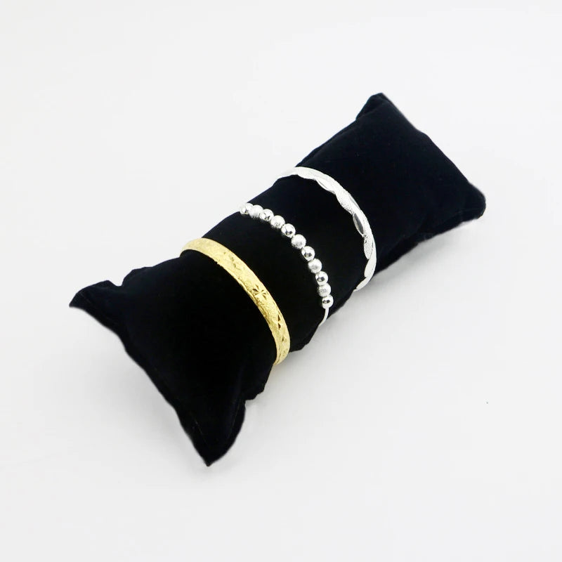 Durable Velvet Pearl Bracelet Watch Display Pillows Case