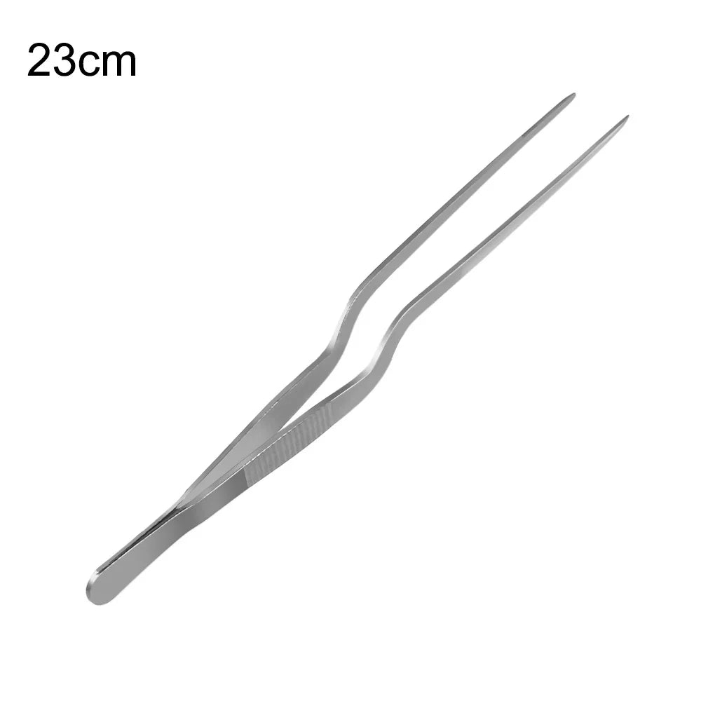 Tongs Utensils Bbq Tweezer Food Clip Stainless Steel