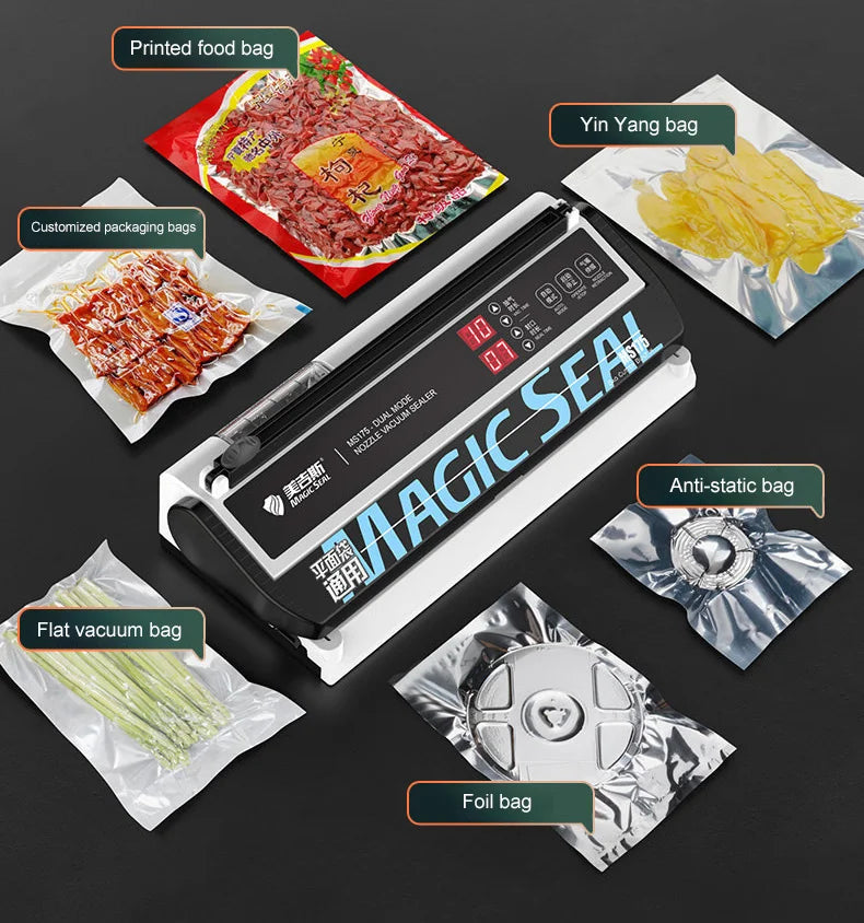 Magic Seal Ms175 Electric Vacuum Food Sealer Wet