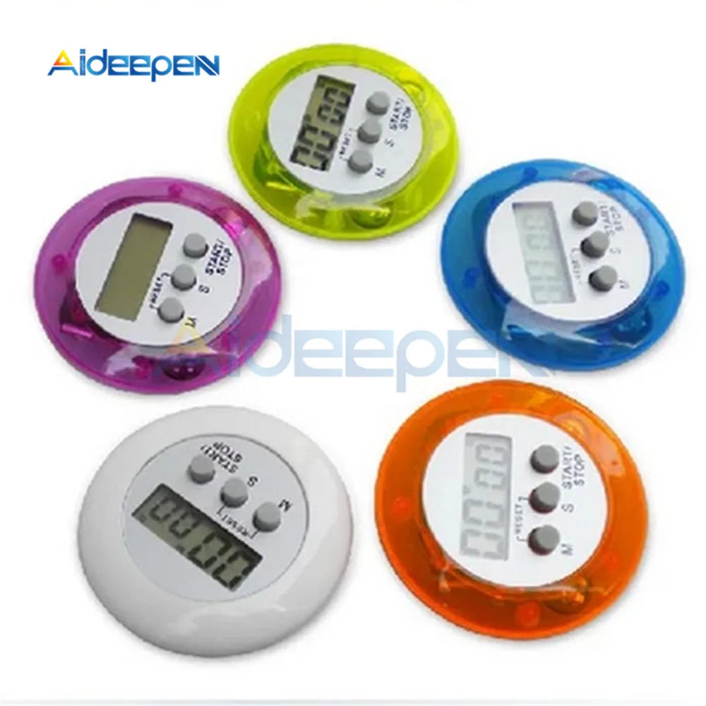 Lcd Digital Countdown Magnetic Stopwatch Timer Back Stand