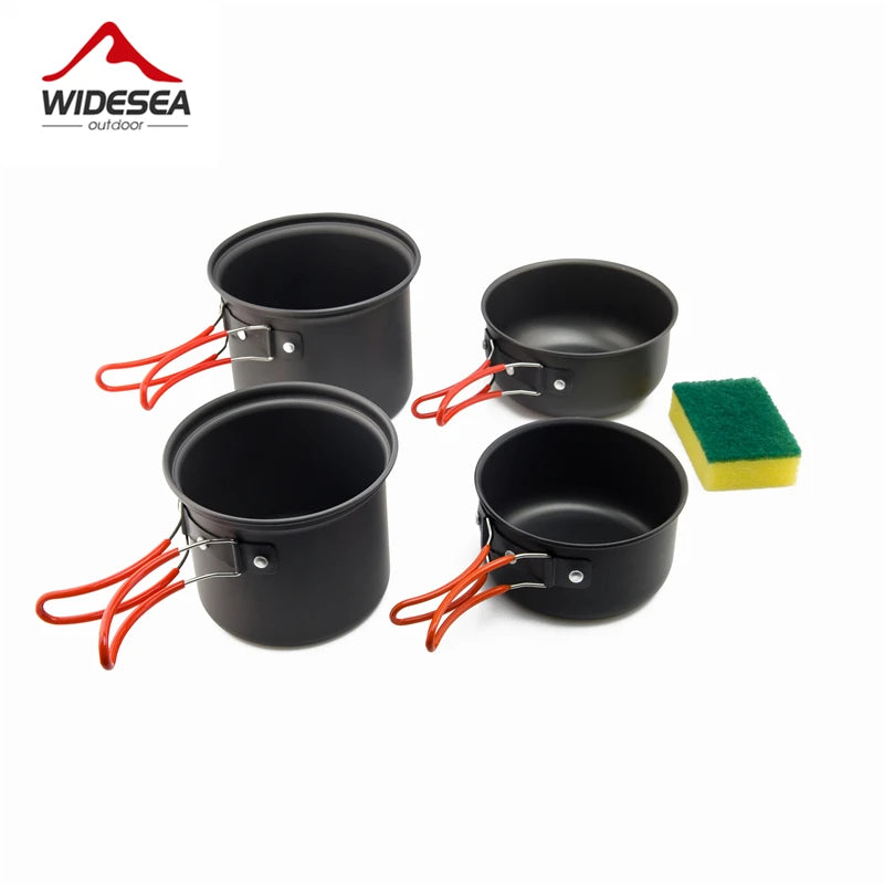 Widesea Ultralight Camping Cooking Utensils Outdoor Tableware Pot