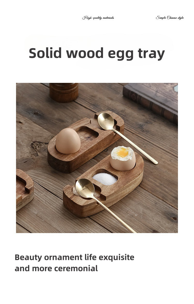 Wooden Egg Cups Soft Boiled Eggs Egg Stand