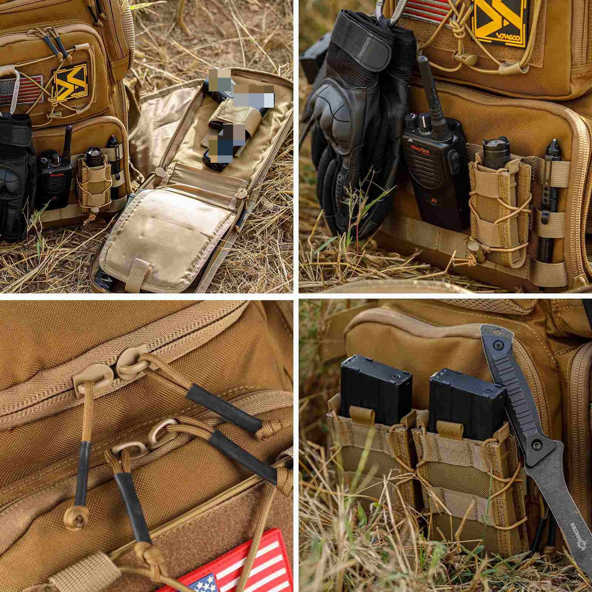 Outdoor Tactical Hiking Bag Travel Backpack Large Capacity