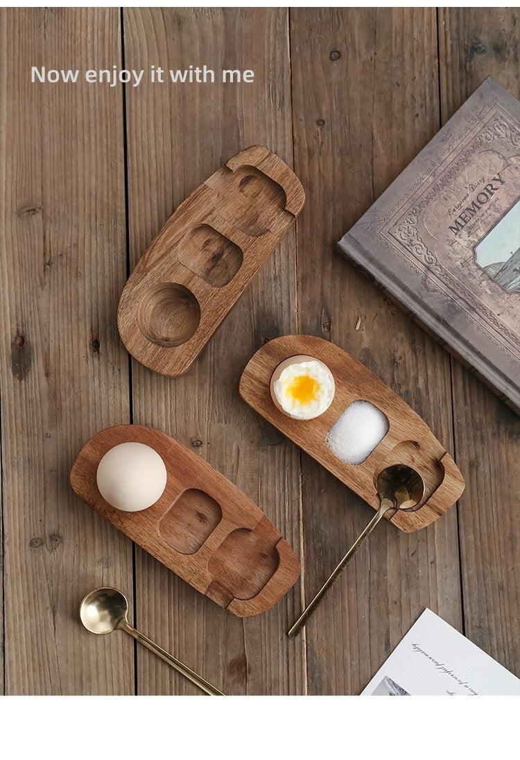 Wooden Egg Cups Soft Boiled Eggs Egg Stand