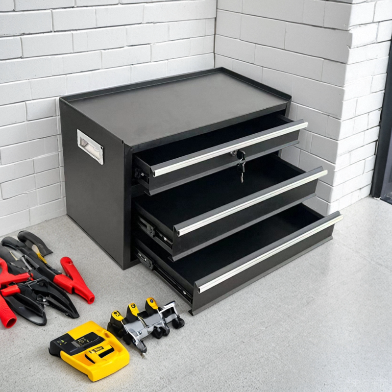 Three Layer Desktop Toolbox File Cabinet Storage Box