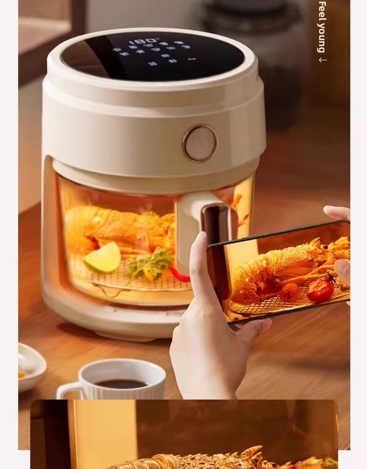Air Fryer Glass Visual 4l Air Electric Fryer