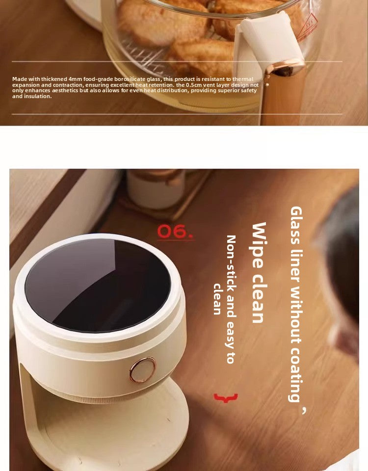 Air Fryer Glass Visual 4l Air Electric Fryer