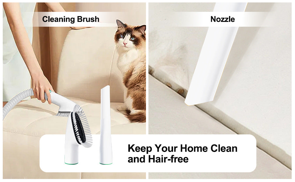 Dog Vacuum Cleaner Cat Hair Dryer 7in1 Pet