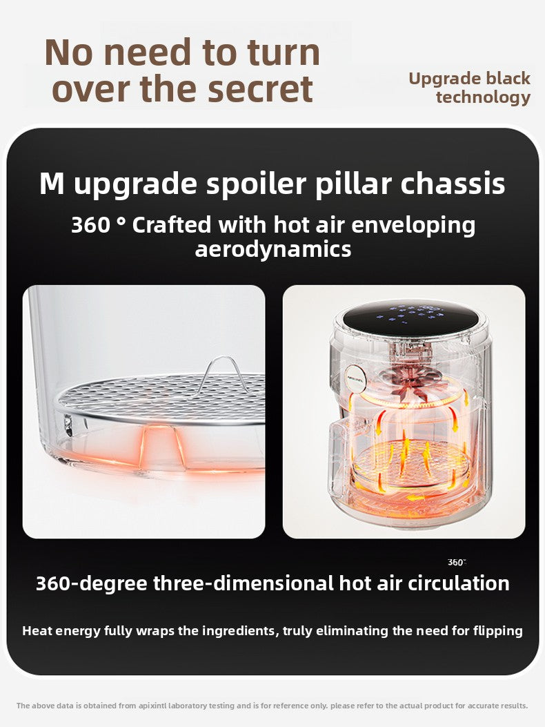 Air Fryer Glass Visual 4l Air Electric Fryer