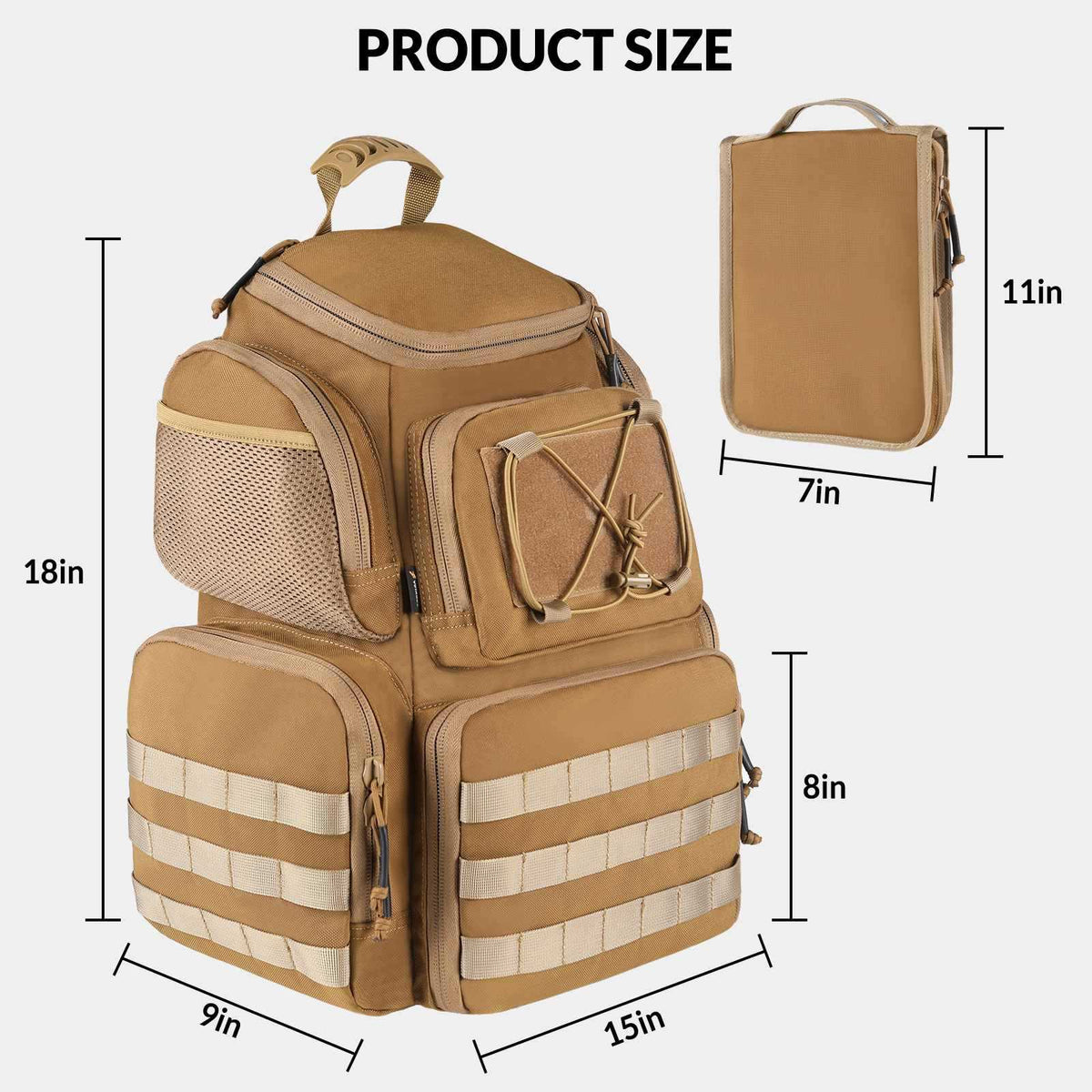 Outdoor Tactical Hiking Bag Travel Backpack Large Capacity