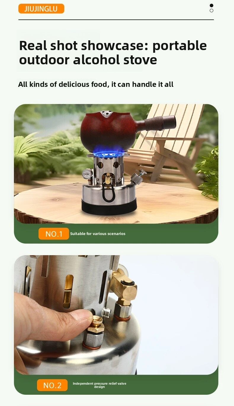 Mini Camping Stove Durable Outdoor Cooking Burner Picnic